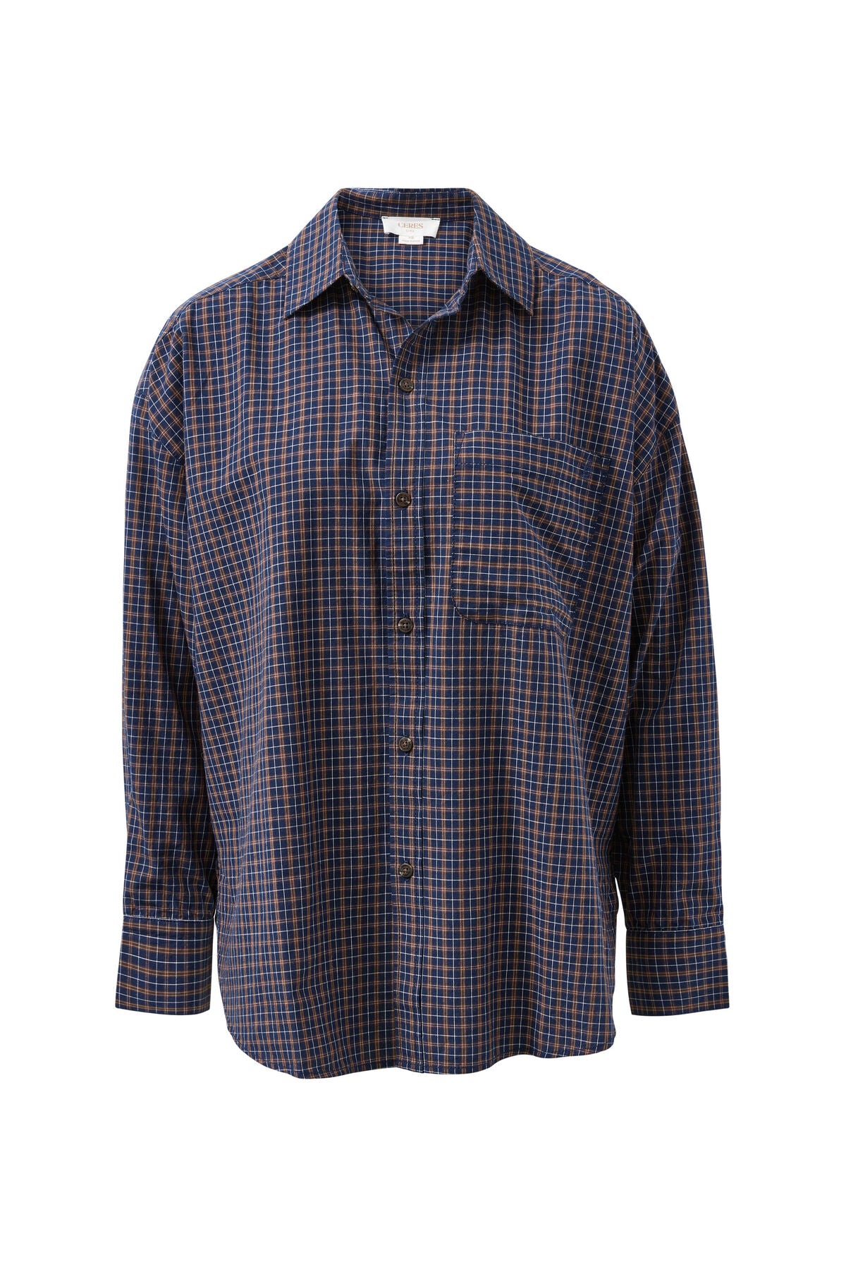 Peta Oversized Shirt/Navy Check