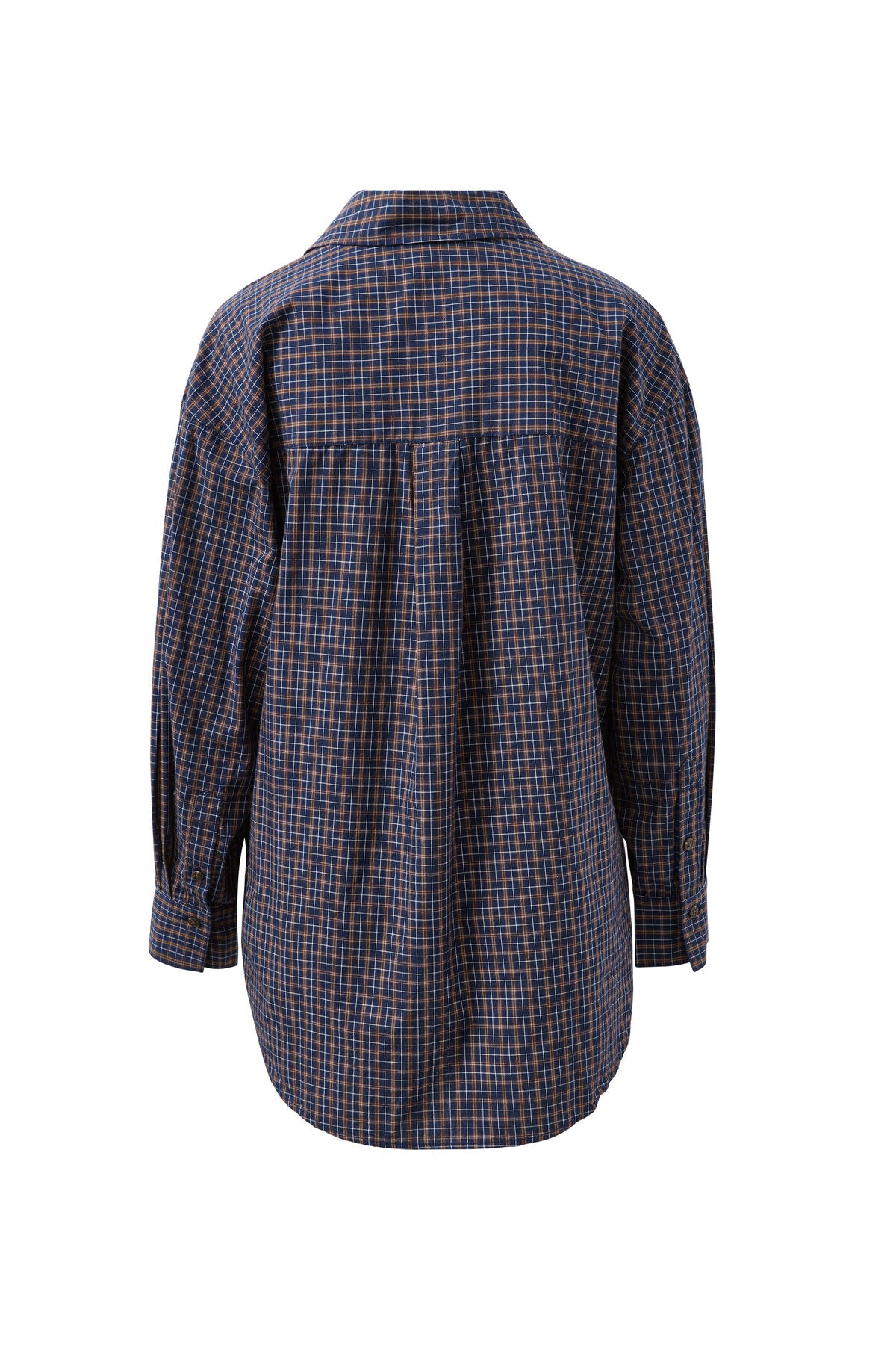 Peta Oversized Shirt/Navy Check