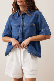 Darcy Relaxed Everyday Short New Ecru