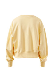 Charlie Cropped Slouchy Sunny Yellow Palm Beach Crew