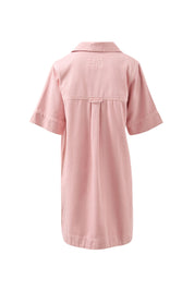 Sammy Relaxed Shirt Dress Washed Pink