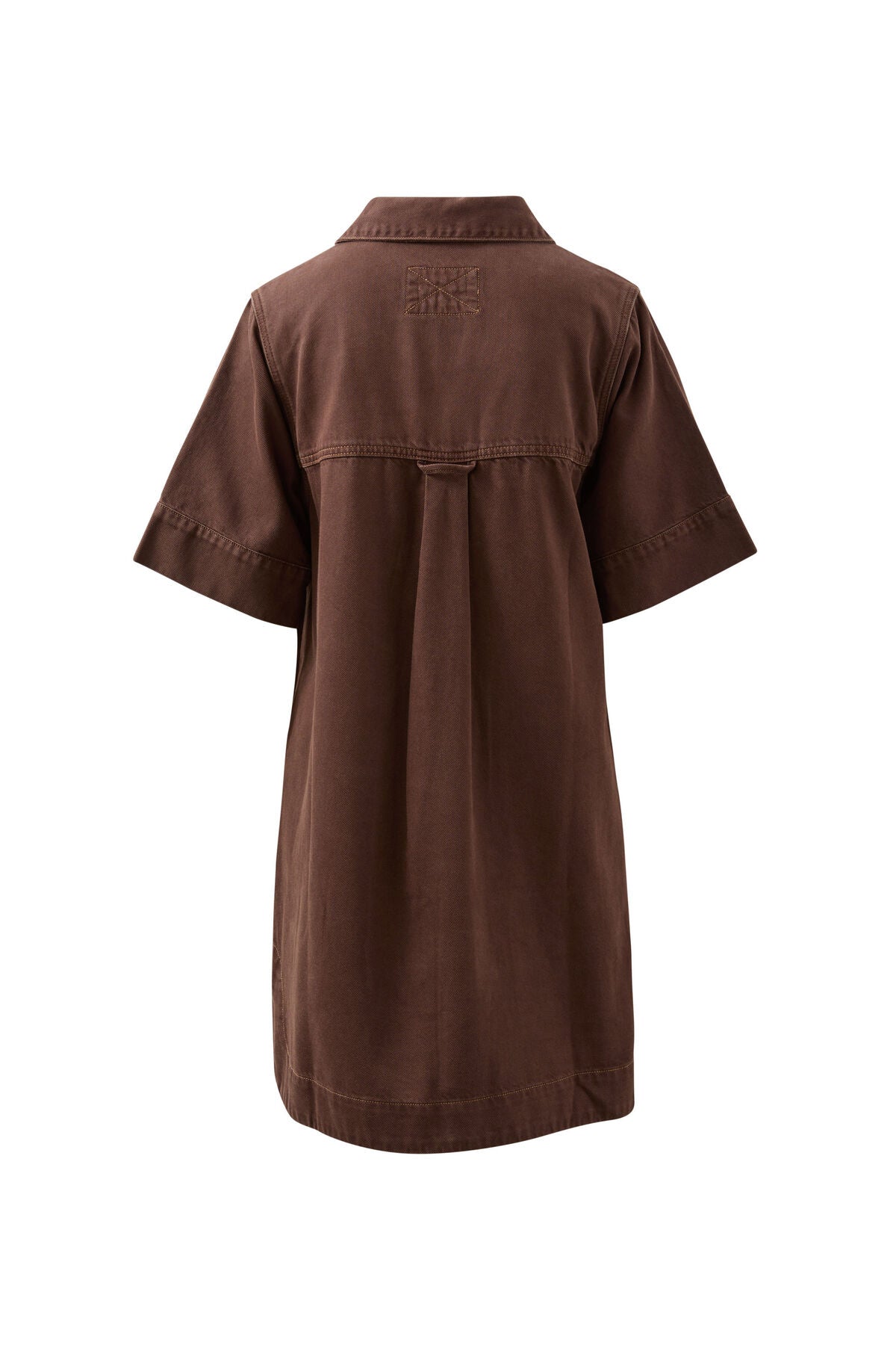 Sammy Relaxed Shirt Dress Chocolate