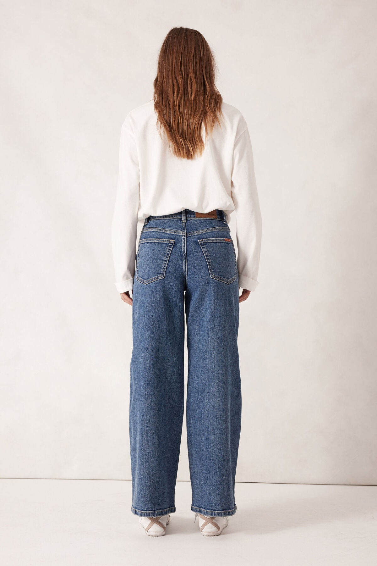 EVIE WIDE LEG JEAN/FRESH INDIGO