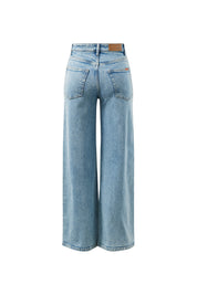 Evie Wide Leg Jean/Mid Vintage Blue