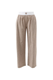 The Lounge Pant Toffee Check