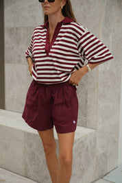 Mila Short Burgundy
