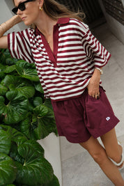 Mila Short Burgundy