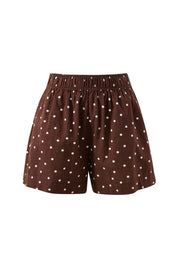 Mila Short Choc Scattered Spot