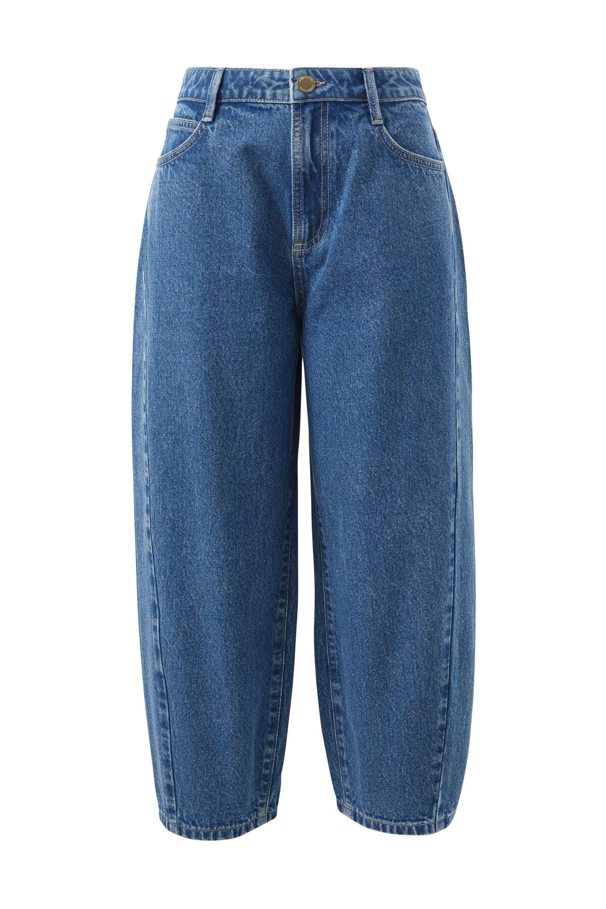 Maggie Tapered Barrel Jean Fresh Indigo