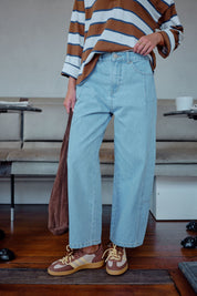 Demi Barrel Jean Vintage Blue