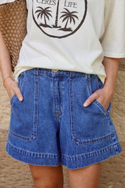 WEEKENDER SHORT/FRESH INDIGO