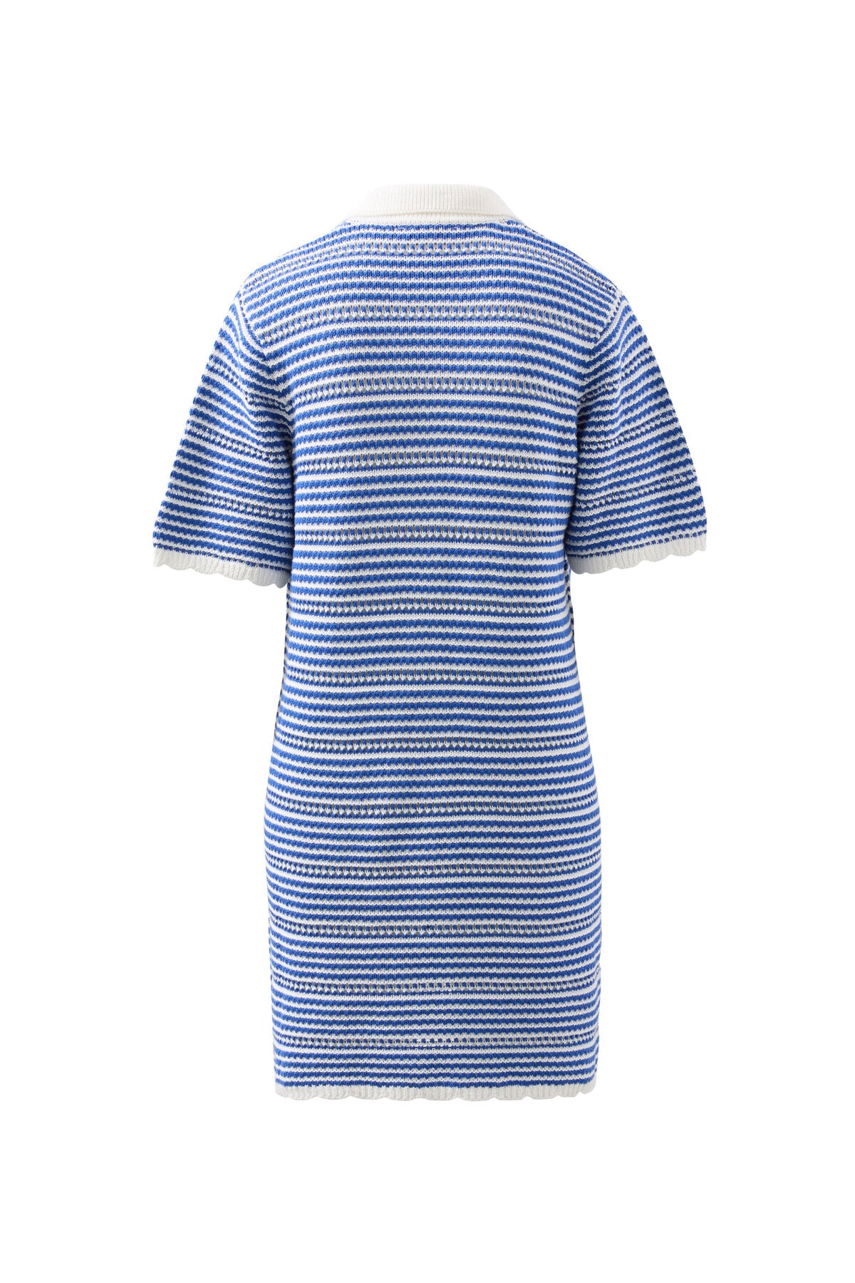 NALA STRIPE KNIT MINI DRESS/SUMMER BLUE STRIPE
