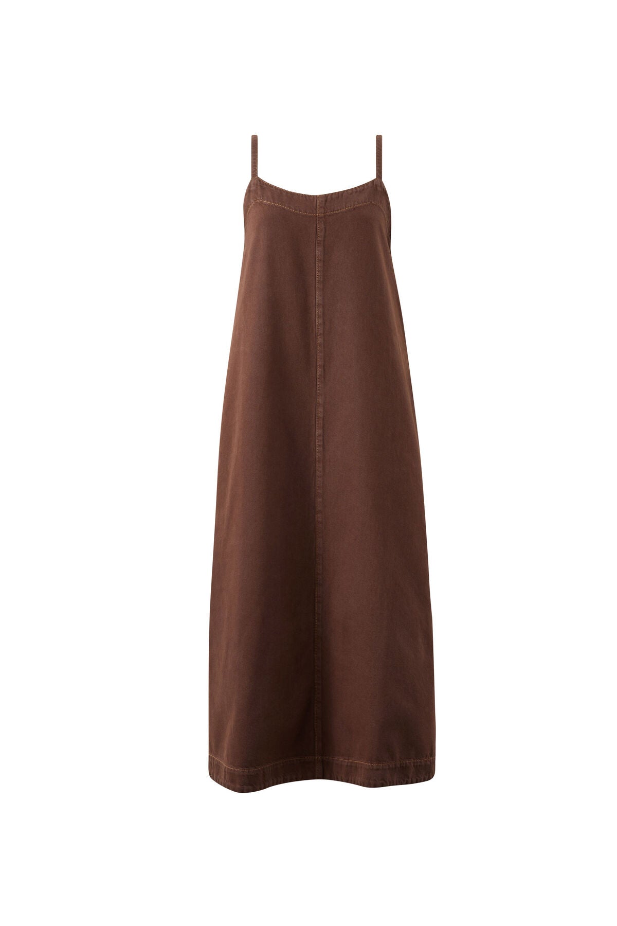 Remy Strappy Midi Dress Chocolate