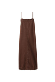 Remy Strappy Midi Dress Chocolate