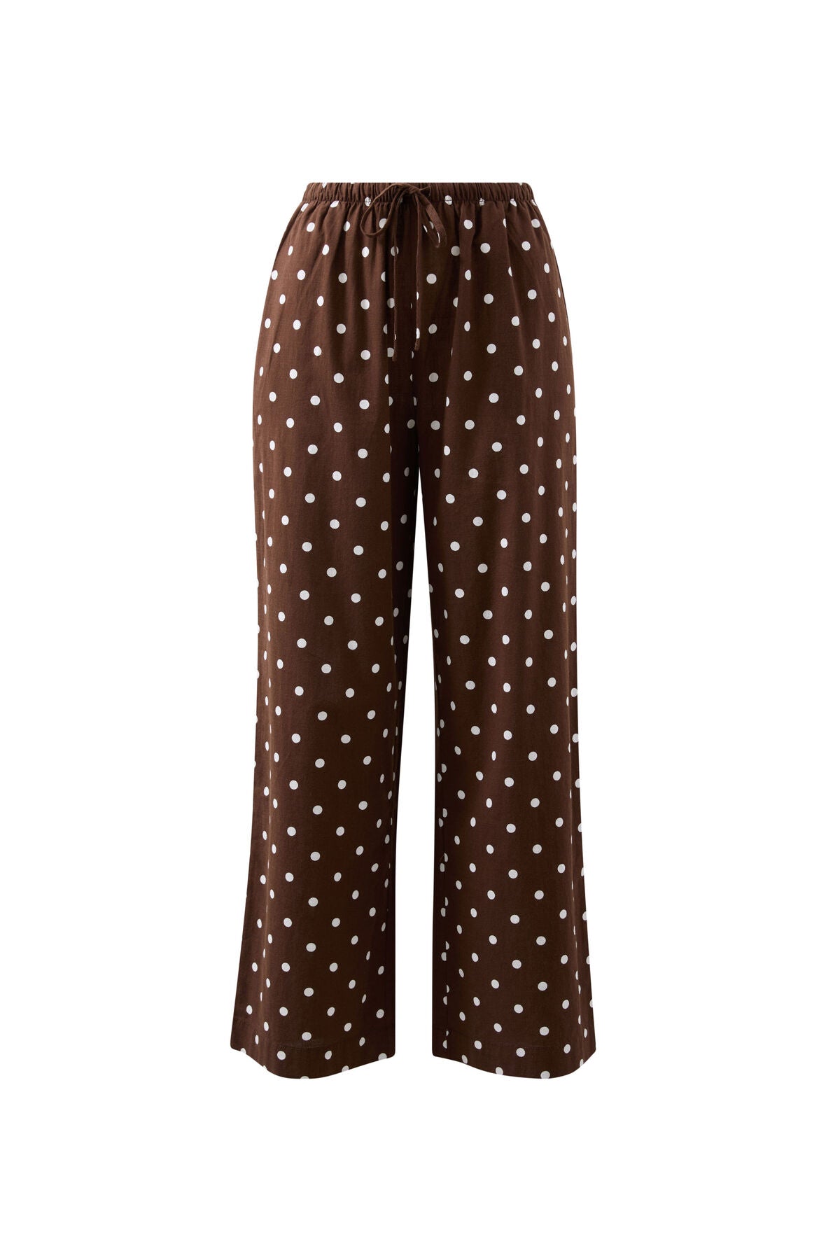 Resort Pant Choc Polka Dot