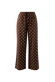 Resort Pant Choc Polka Dot
