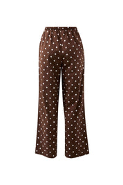 Resort Pant Choc Polka Dot