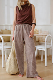 Resort Pant Chocolate Gingham