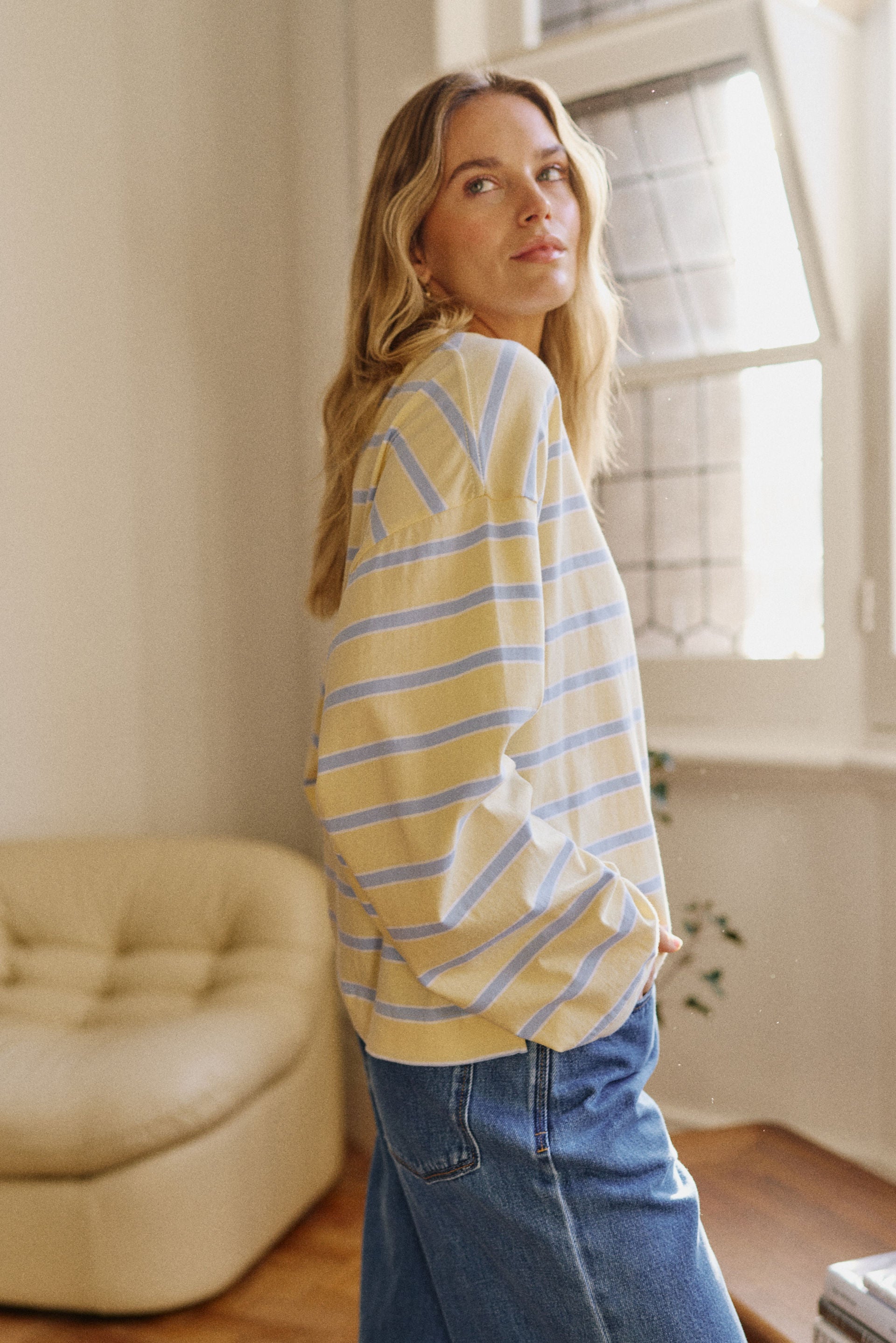 Beau Long Sleeve Slouchy Tee