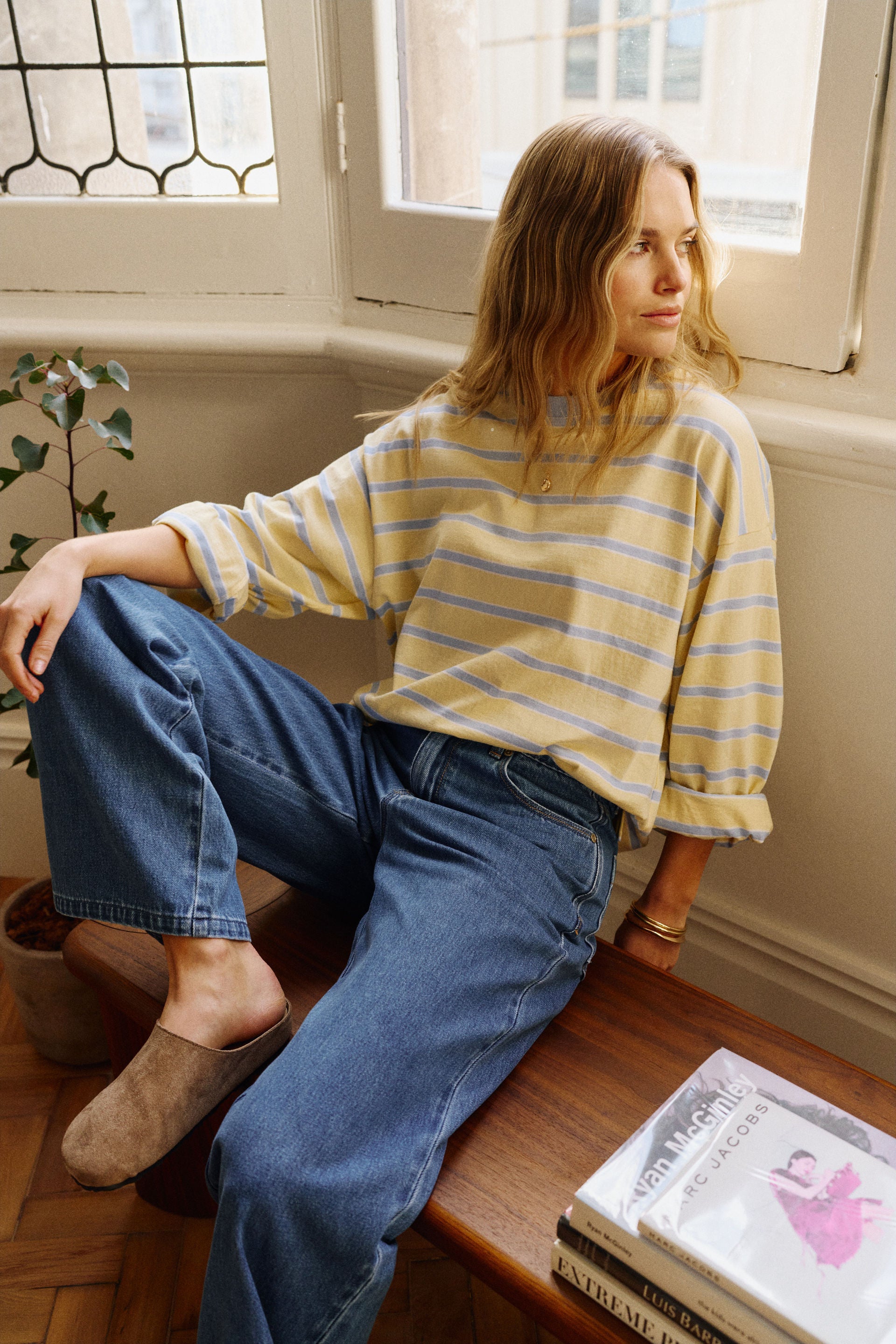 Beau Long Sleeve Slouchy Tee