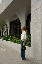 Lucy Tee Relaxed Sleeve Tee - Milk