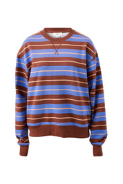 Romy CR Vintage Blue Pink Clay Burnt Toffee Stripe