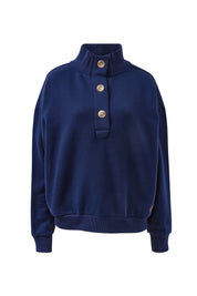 Marli Button Sweat Heritage Navy