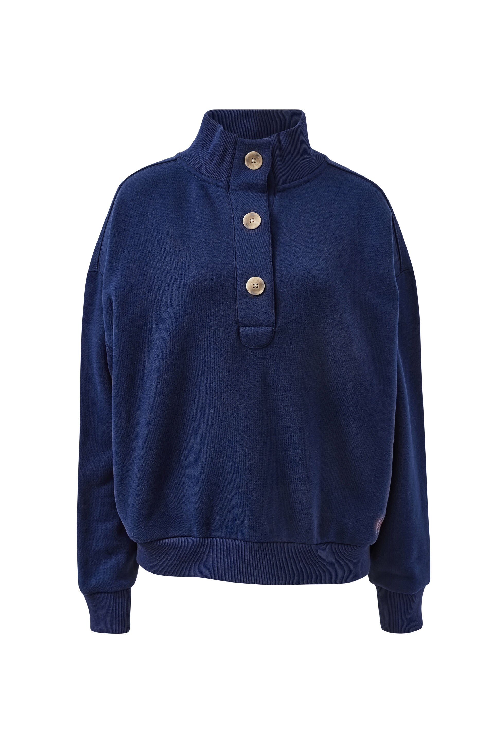Marli Button Sweat Heritage Navy