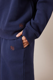 Marli Button Sweat Heritage Navy