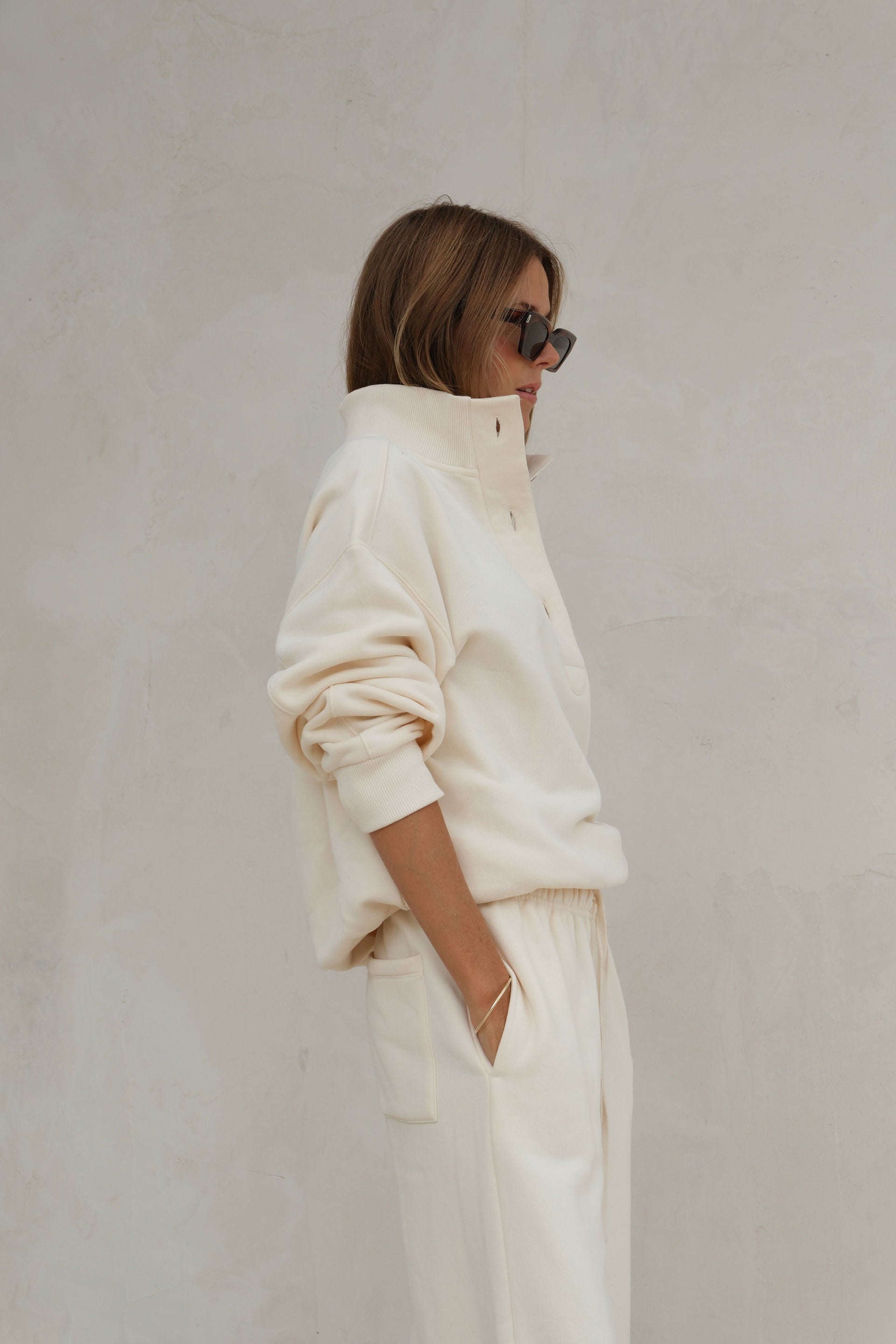 Marli Button Sweat