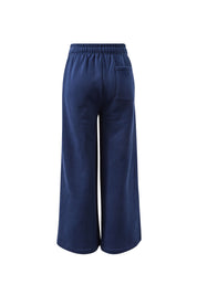 Ivy Wide Leg Trackpant Heritage Navy