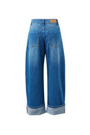 Frannie Cuffed Barrel Jean