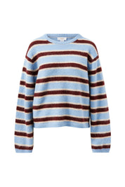 Bonnie Lofty Knit Blue Stripe