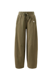 Elise Barrel Trackpant Washed Olive