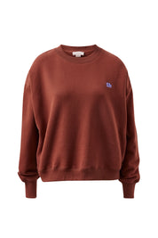 Quinn Slouchy Crew Burnt Toffee