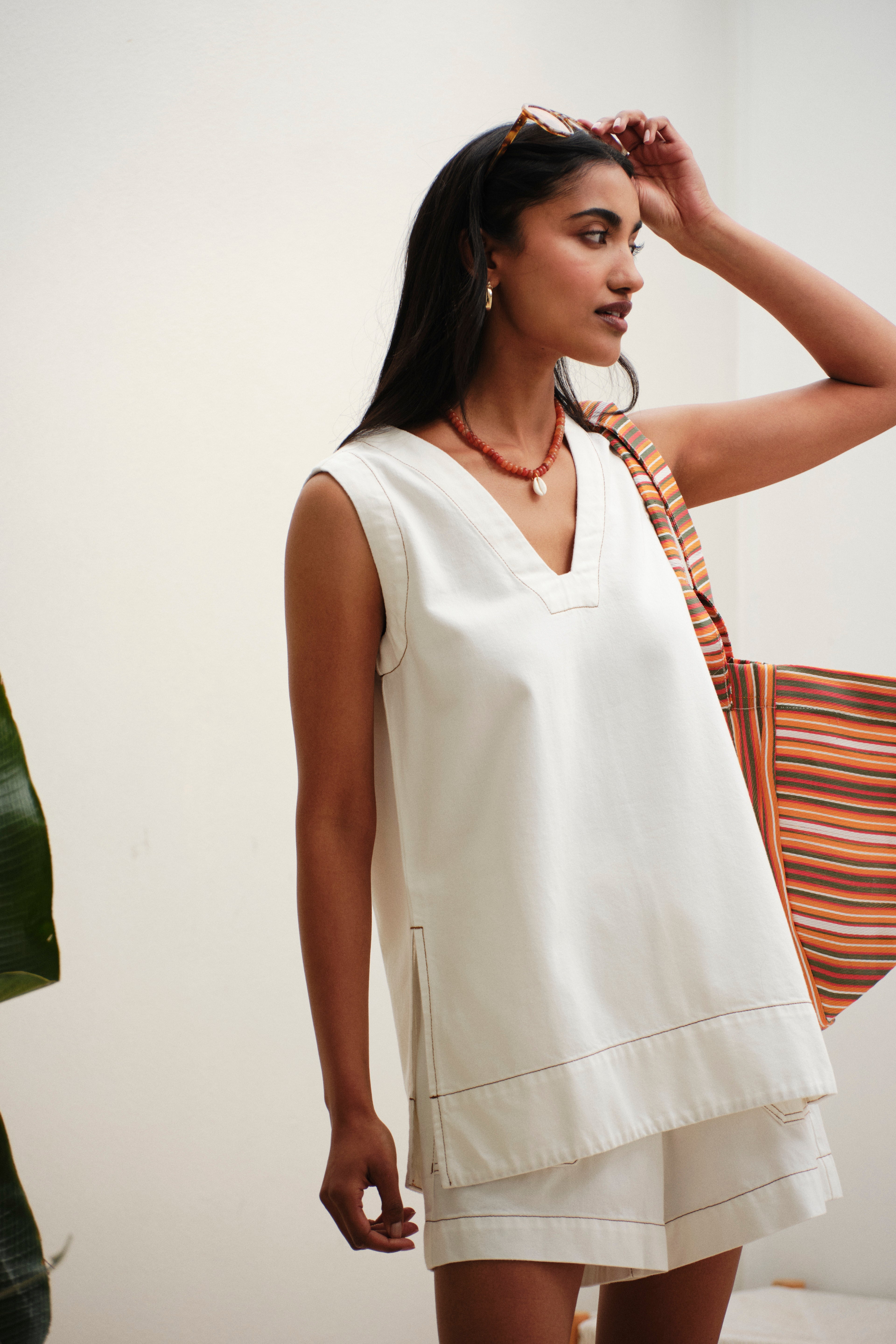Winnie Tunic Fresh Ecru