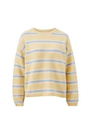 Clem Knit Pullover/Butter Stripe