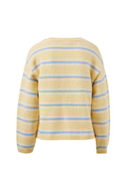 Clem Knit Pullover/Butter Stripe