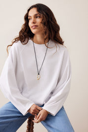 Jordi Slouchy Top White