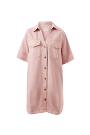 Bonnie Relaxed Shirt Dress Blossom Pink