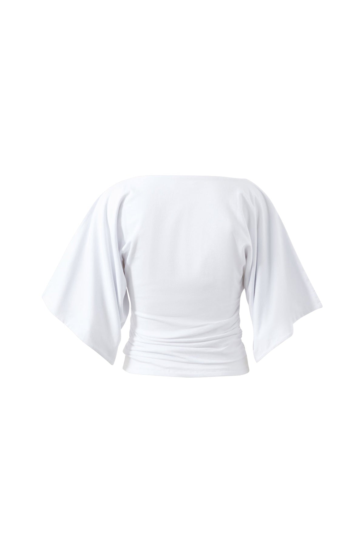 Molly Relaxed Sleeve Top - White