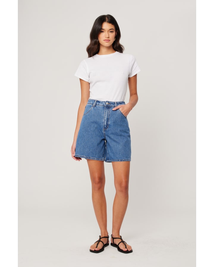 Super Mirage Denim Shorts Evie