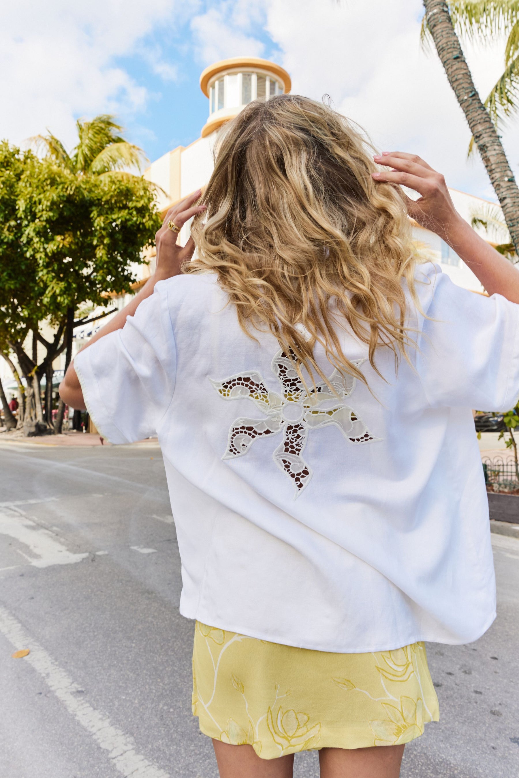 SS Anglaise Shirt White