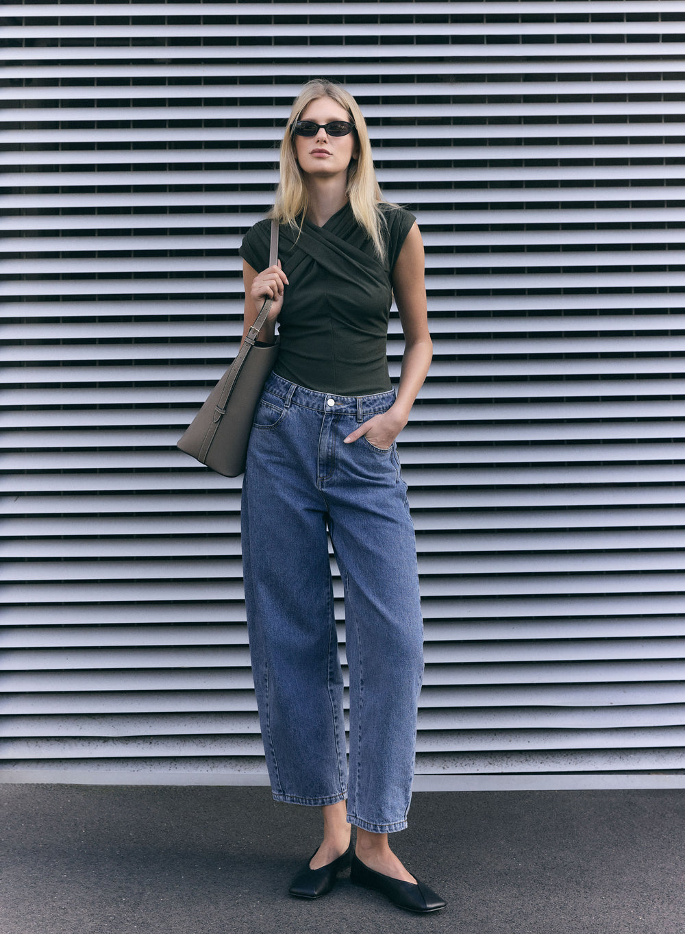 Pause Top - Khaki