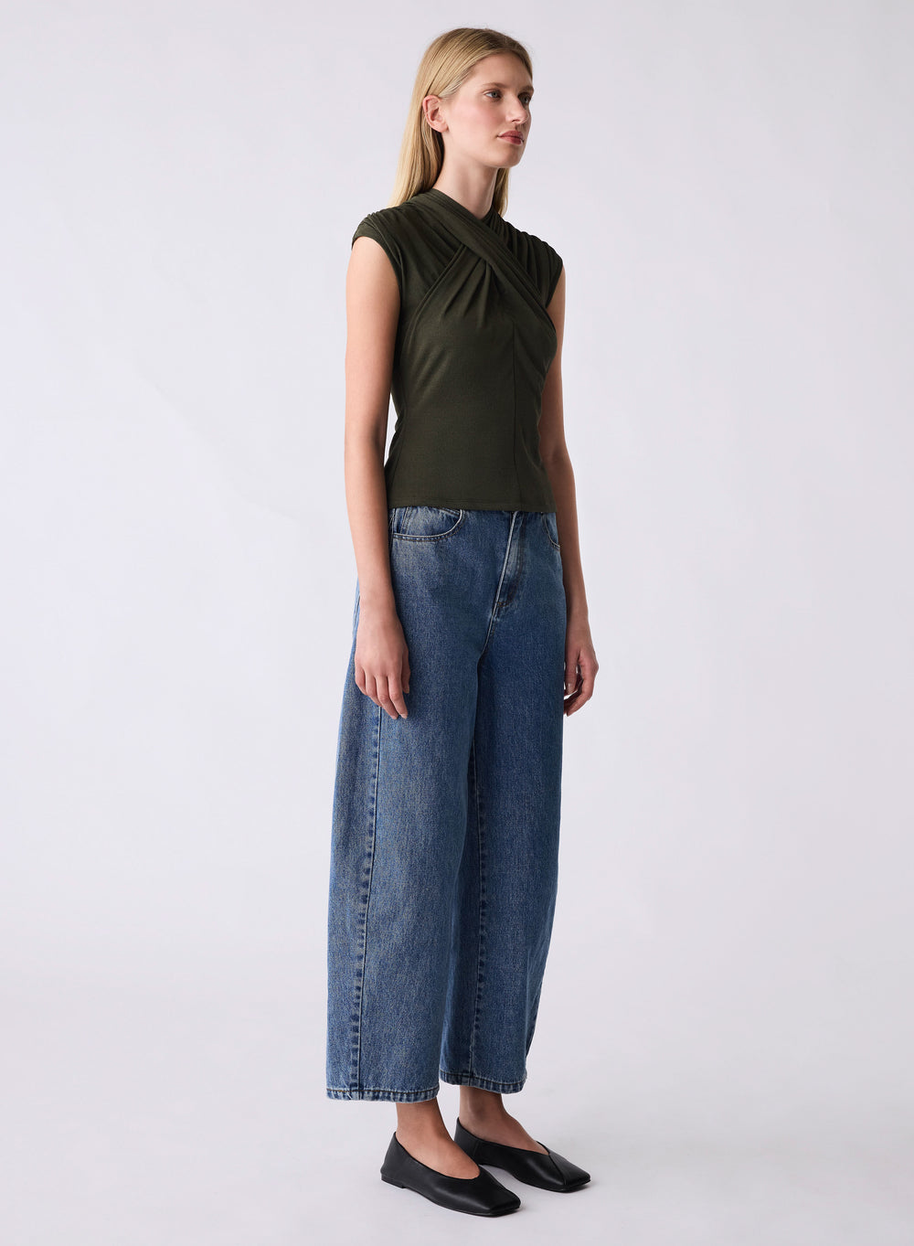 Pause Top - Khaki