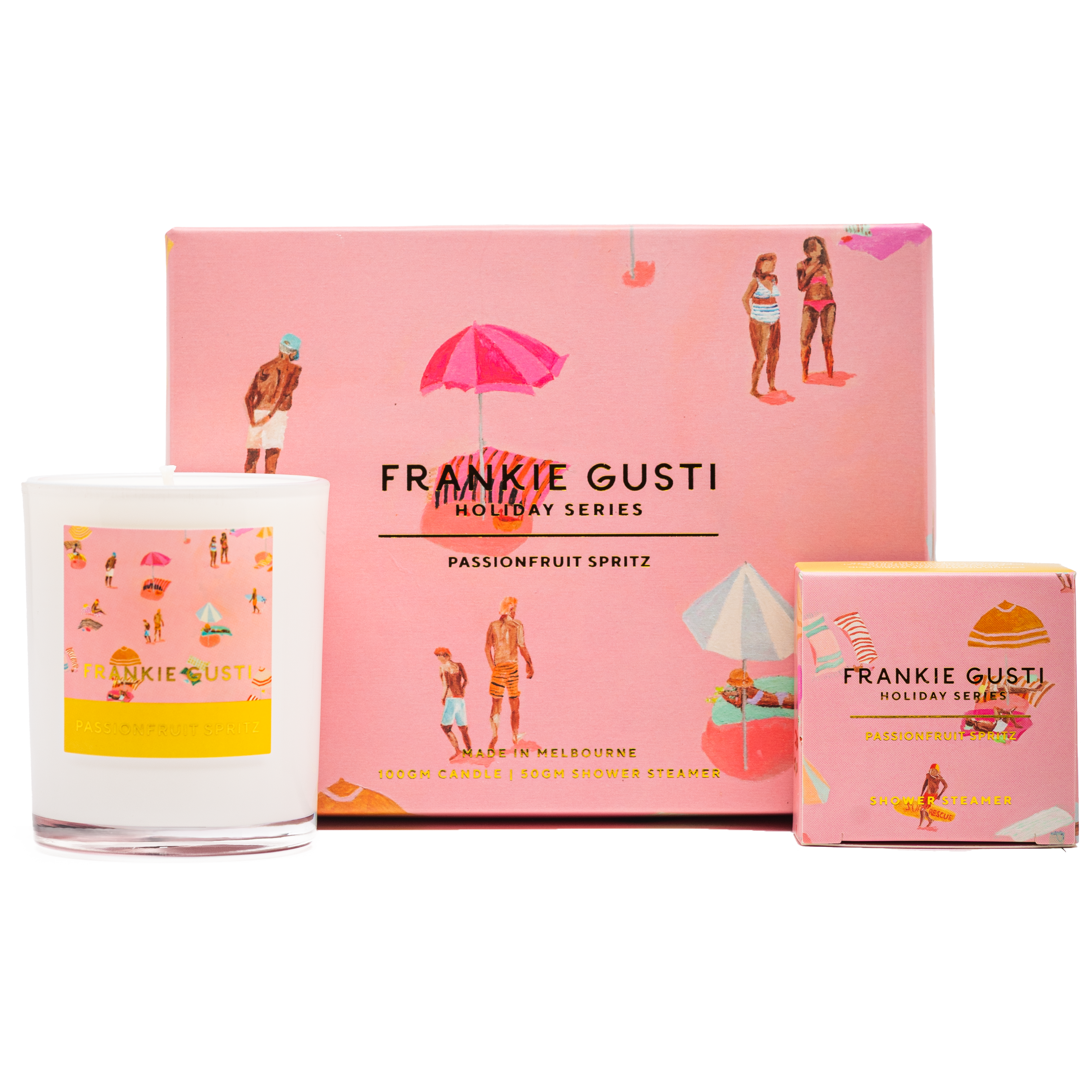 HOLIDAY SERIES CANDLE + STEAMER DUO | PASSIONFRUIT SPRITZ