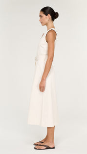 Roselle Belted Midi Dress