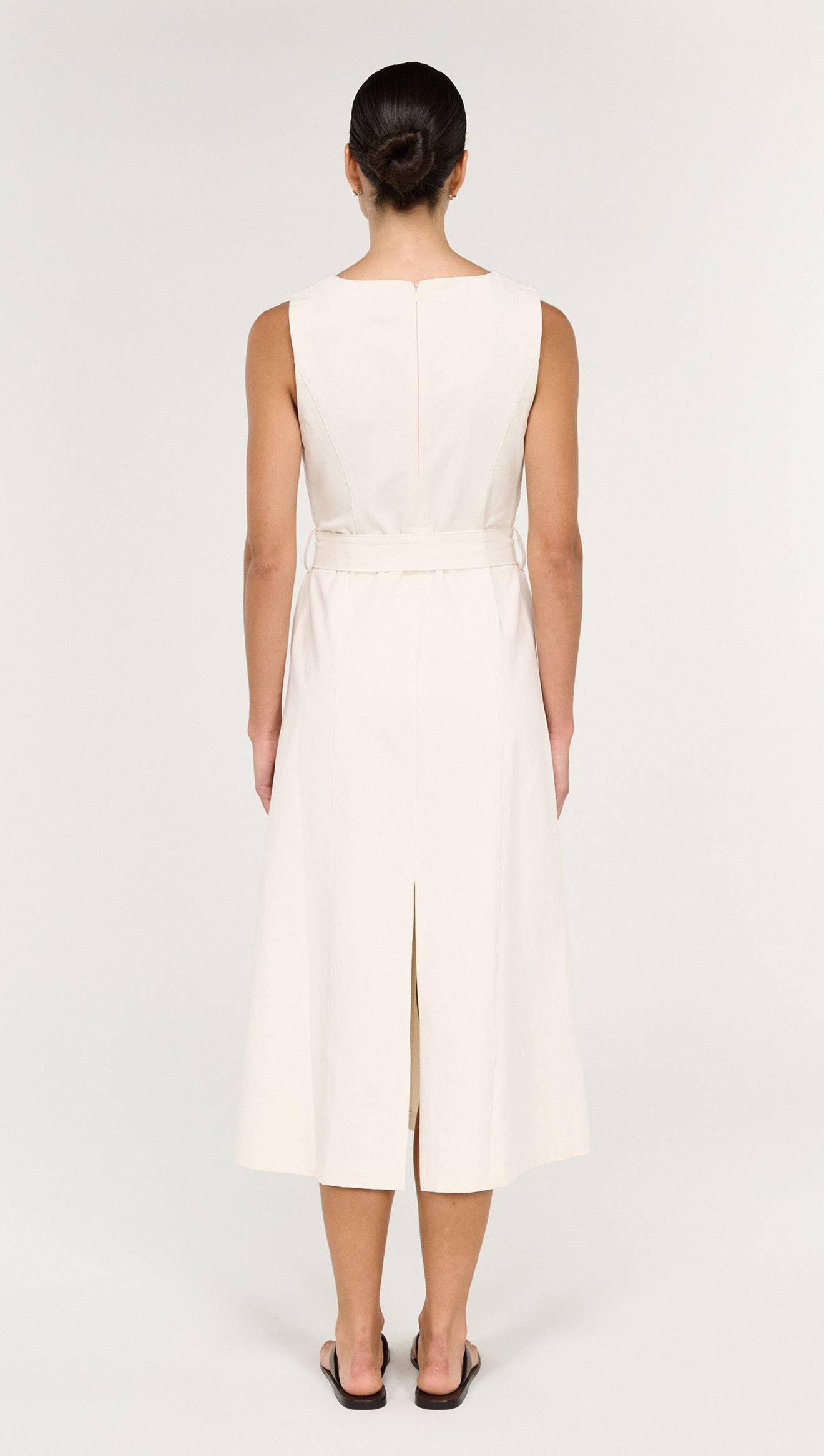 Roselle Belted Midi Dress