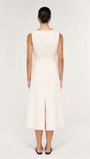 Roselle Belted Midi Dress
