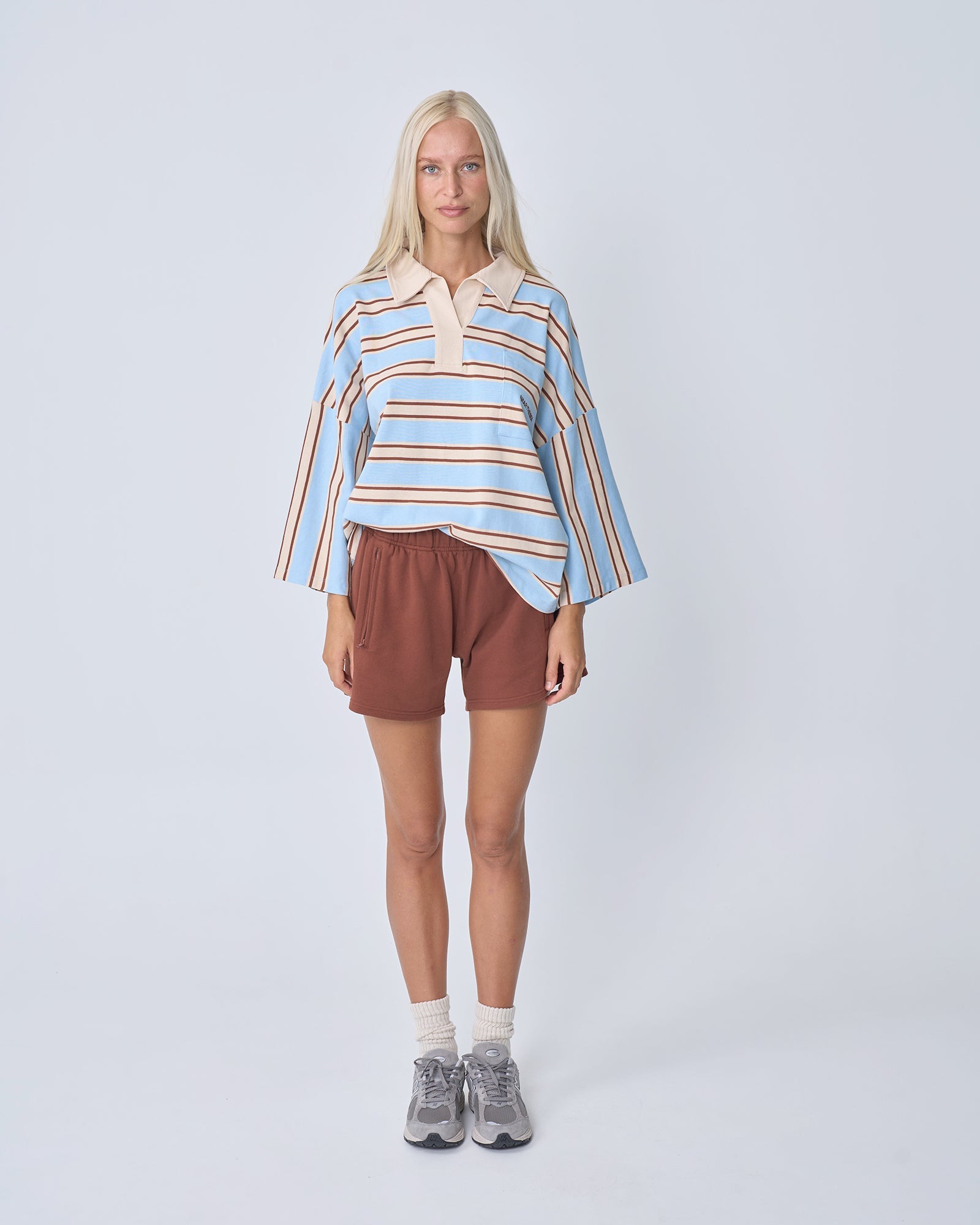 Oversized Polo - Ocean